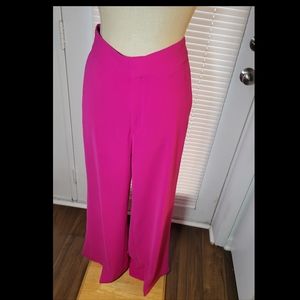 Hot pink sz 12 Banana Republic wide leg trousers